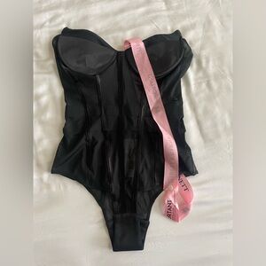 Black Corset Bodysuit